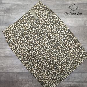 J. Crew Factory Leopard Print Pencil Skirt